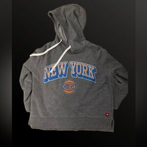 New York Knicks Adult XSMALL Pullover Gray Hoodie